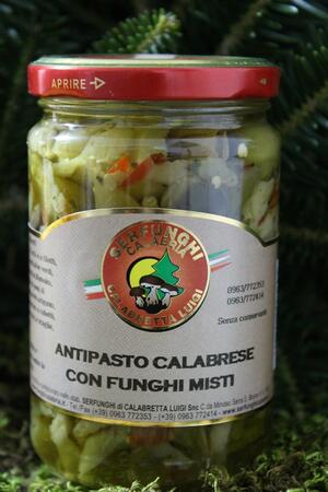 ANTIPASTO CALABRESE CON FUNGHI MISTI ML 314